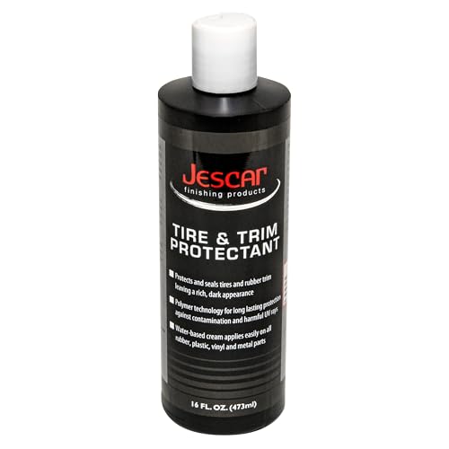 Jescar Tire & Trim Protectant - 16oz - Long-Lasting UV Protection for Tires, Trim, and Vinyl – Restores Shine, Prevents Fading, and Repels Dirt – Easy Application, Professional-Grade - Image 1