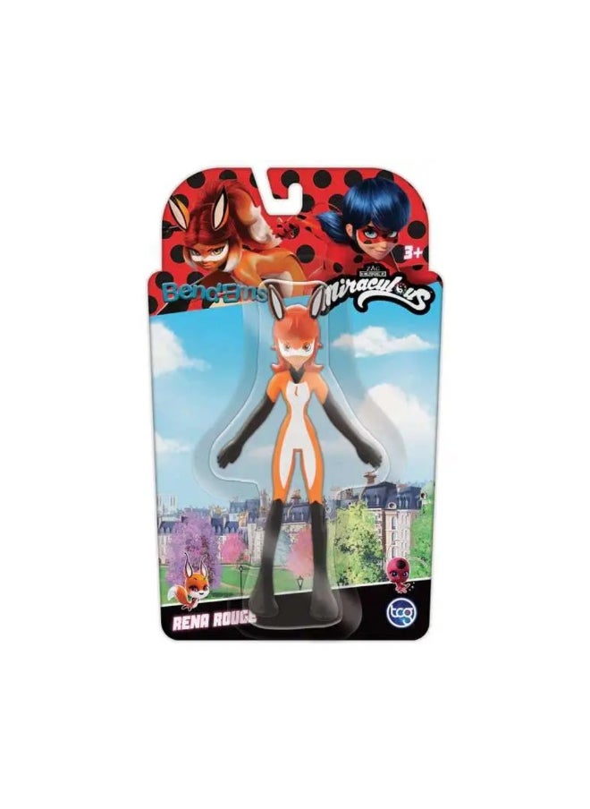 CAPCOM Bend-Ems Miraculous Bendable Rena Rouge Toy 