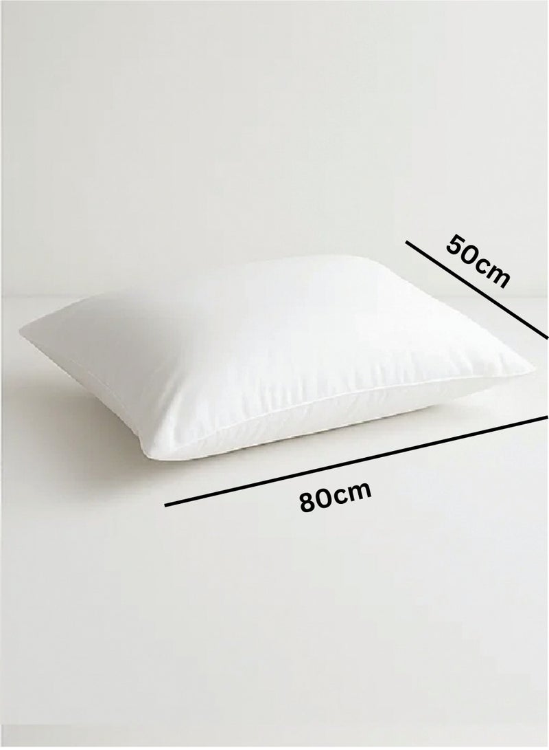 Pearl Coast Cloud-Soft Silicon Fibre Pillow – 50x80cm – Skin-Friendly 200TC Cotton Cover – Ideal for Everyday Sleep - Image 2