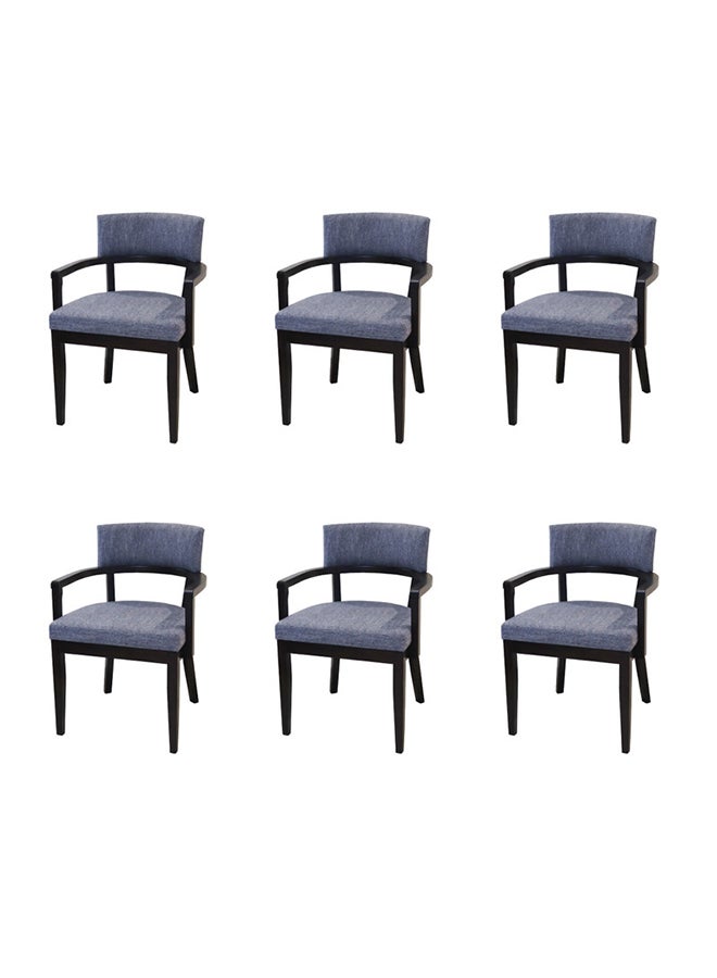 JILPHAR FURNITURE Jilphar Premium Design Solid Wooden Chair 1317A set of 6pcs 