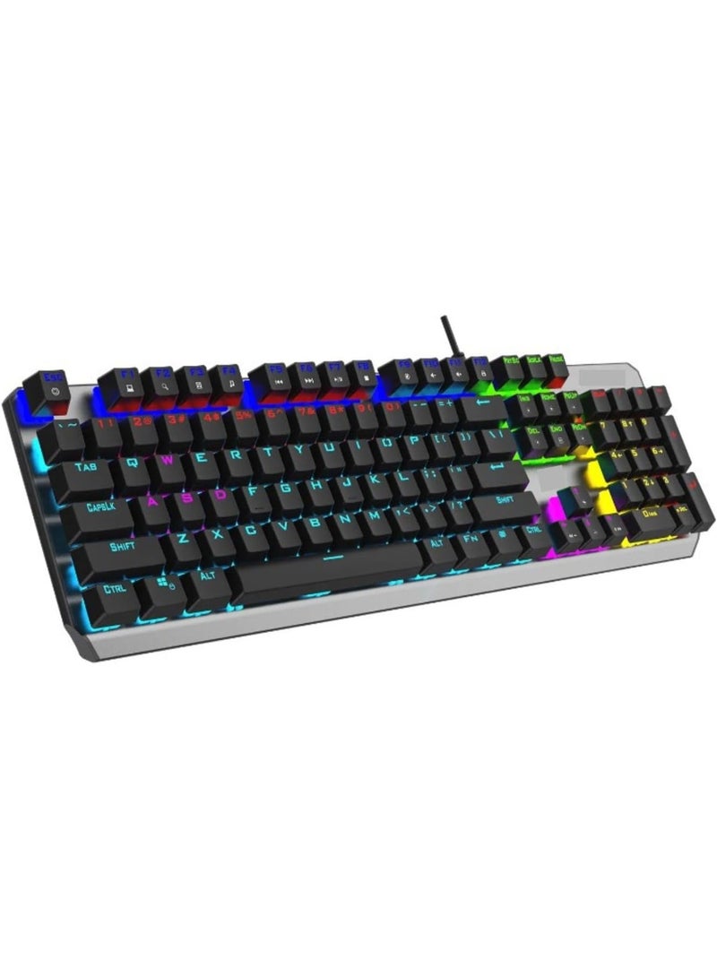 AULA F2066-II PC Portable Mechanical Keyboard, 104 Full Keys Gaming Wired RGB Keyboard for Gamers - Image 1