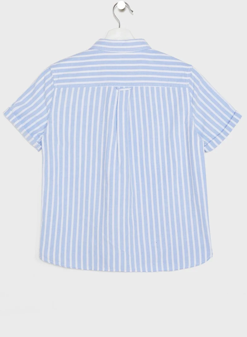 Marks & Spencer Kids Striped Straight Fit Shirt