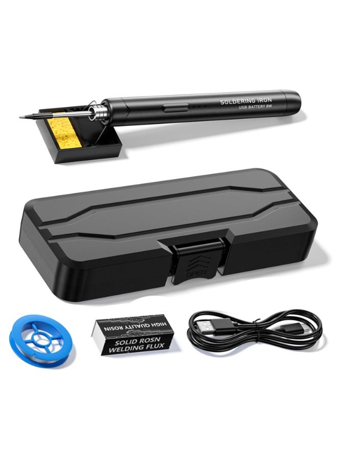 Bukela Portable 5V USB Electric Soldering Iron 800mAh 450 ℃ Soldering Iron Electric Soldering Iron Welding Repair Tool - Image 1