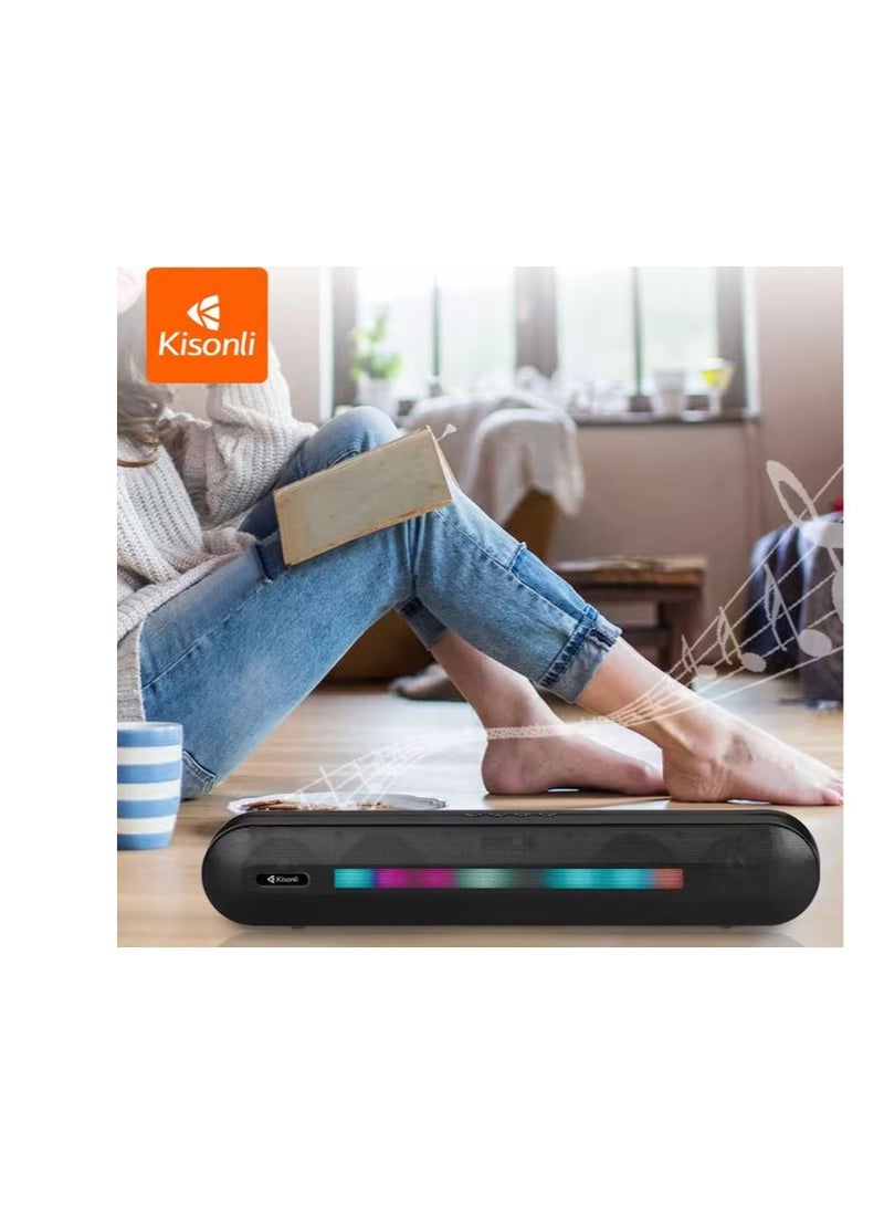 Kisonli LED-911 Magnetic New Blue Tooth Speaker Gaming Speakers with RGB light - Image 3