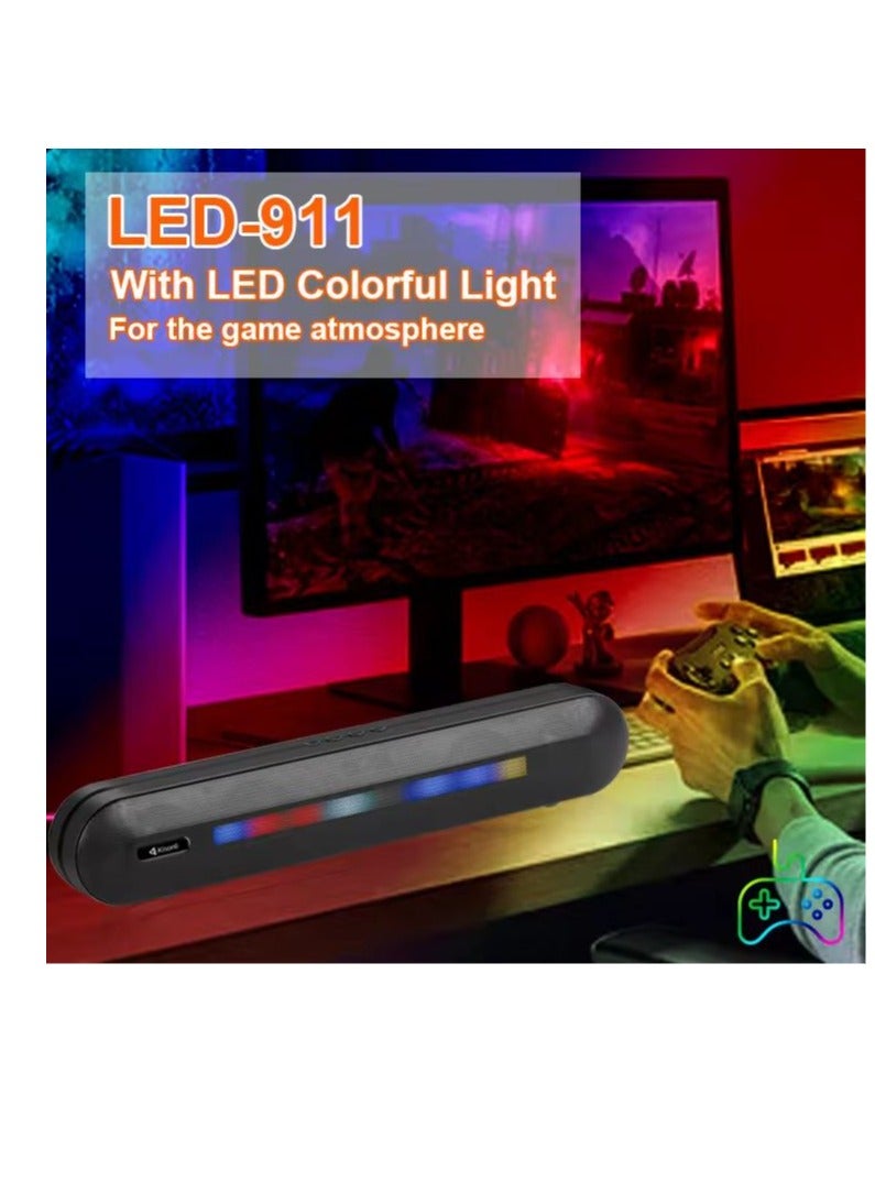 Kisonli LED-911 Magnetic New Blue Tooth Speaker Gaming Speakers with RGB light - Image 4