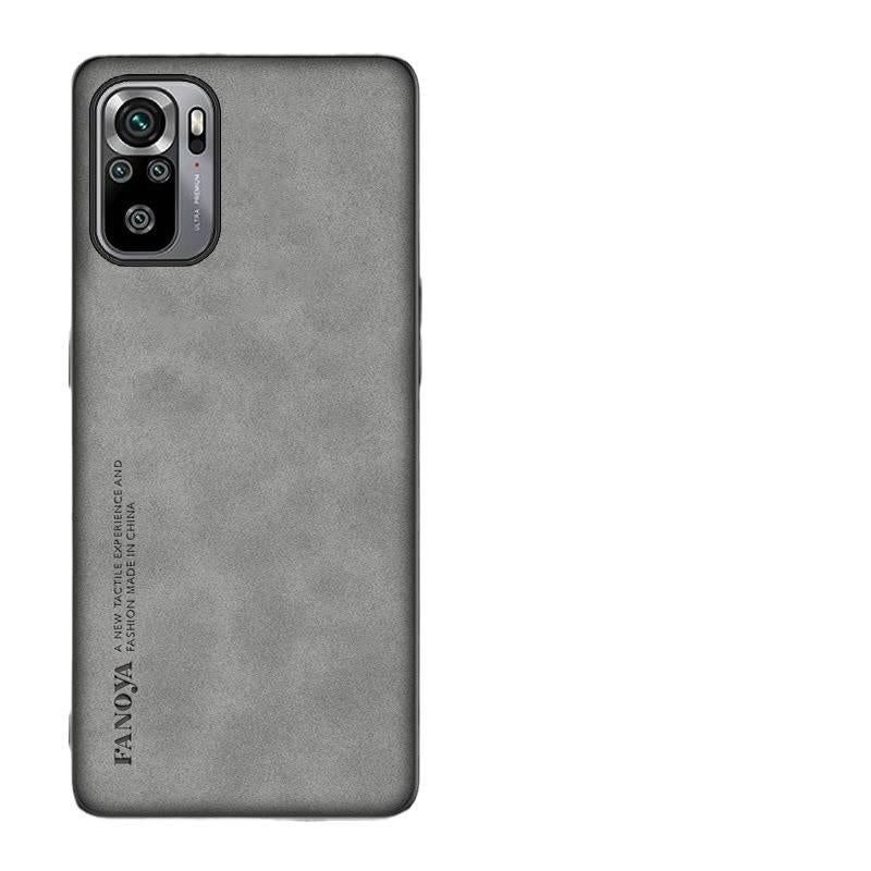 غطاء واقي بملمس جلد لـ Redmi Note 10 مع مقاوم للصدمات وحماية من السقوط مع مقاوم للصدمات مع قبضة مضادة للانزلاق مع مقاوم للخدش باللون أزرق داكن مضاد للانزلاق باللون الأزرق باللون ا. - Image 5
