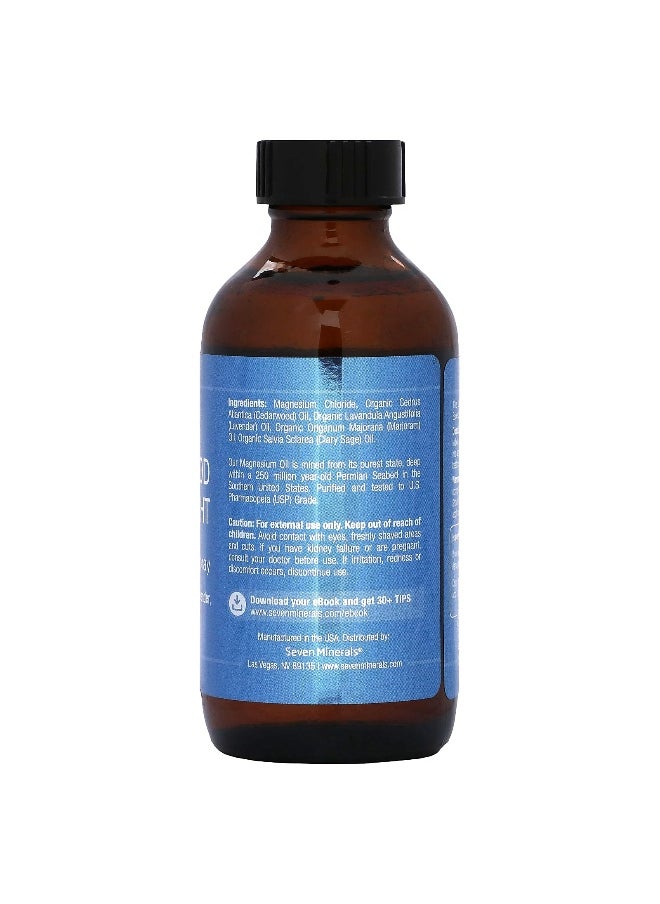 Seven Minerals Seven Minerals, Good Night, Magnesium Oil Spray, 4 fl oz (118 ml)  - Image 2
