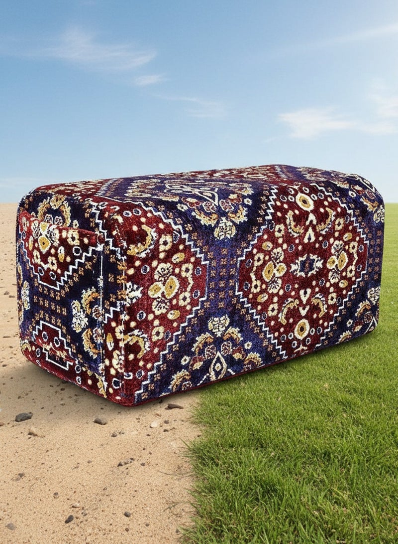 أوت دور تكايه ارضية مثالية للجلسات الخارجية والداخلية - مركا رحلات جودة فاخرة، مقاس مثالي، خفيف الوزن، أسلوب وألوان عربية زاهية - Image 1