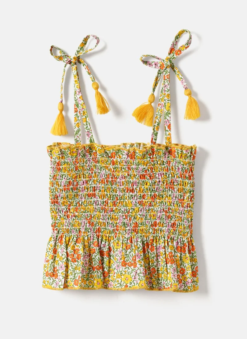 Nautinati  Nautinati Cotton Floral Print Clothing Set for Girls  | Best Price UAE