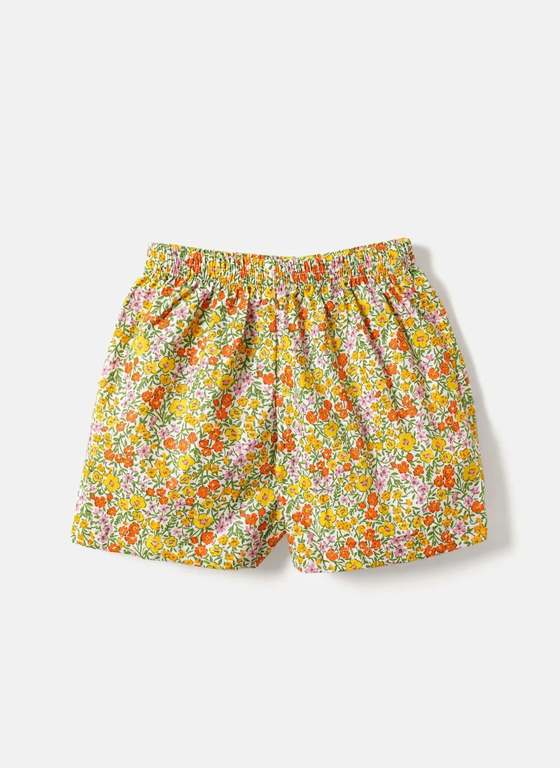 Nautinati  Nautinati Cotton Floral Print Clothing Set for Girls  | Best Price UAE
