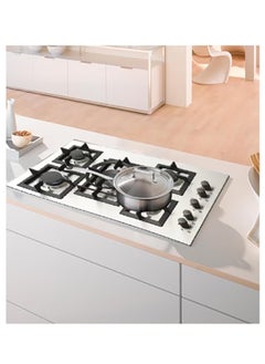 kitchen Line Surface 5 Gas Stove 90 cm Separate Medium Italian  Steel | J5020  - Image 3