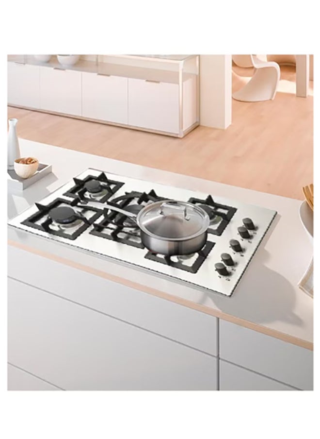 kitchen Line Surface 5 Gas Stove 90 cm Separate Medium Italian  Steel | J5020  - Image 3