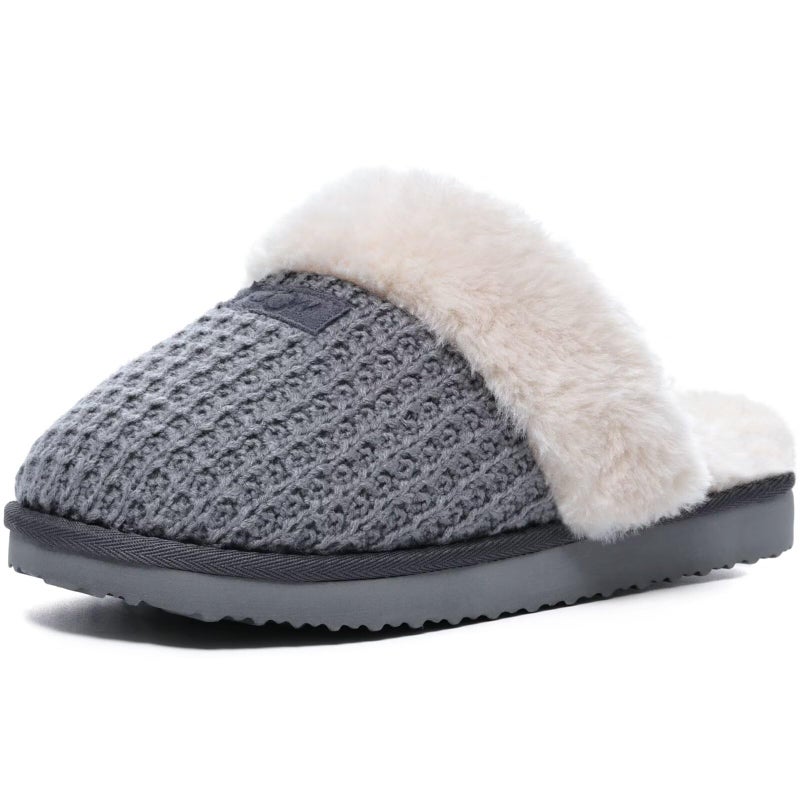 OOW Cozy House Slippers for Women with Memory Foam Soft Warm Fuzzy Slippers Women Home Womens Slipper Shoes for Indoor - Image 1