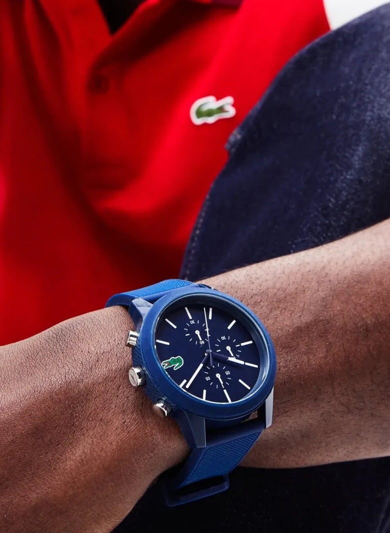 Lacoste Men's Sport Watch with Blue Dial and Green Croc Logo 2010970 - Image 5