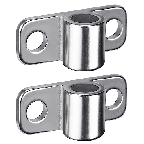 Insaga Wall Mount Fence Gate Hinge Heavy Duty Farm Gate Hinges, Cast 304 Stainless Steel with Non-Welded Design to Fits 5/8" Chain Link Cattle Barn Garden Metal Gates, 2Pack - Image 1