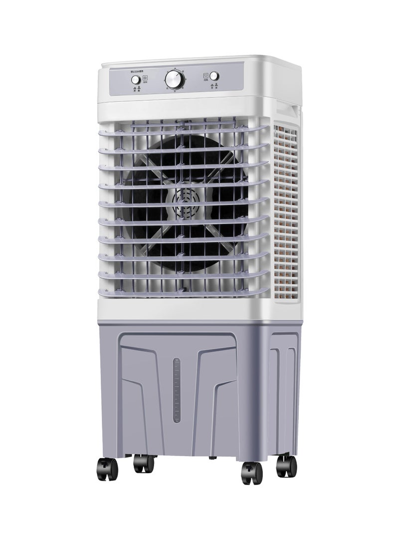 فليكسي مبرد هواء FLEXY سعة 45 لترًا بثلاث سرعات، قوة 220 واط، زجاجات ثلج، تحكم ميكانيكي، تغطية من 20 إلى 30 مترًا مربعًا، خزان مياه سعة 45 لترًا، ضوضاء منخفضة، ضمان لمدة عامين - Image 1