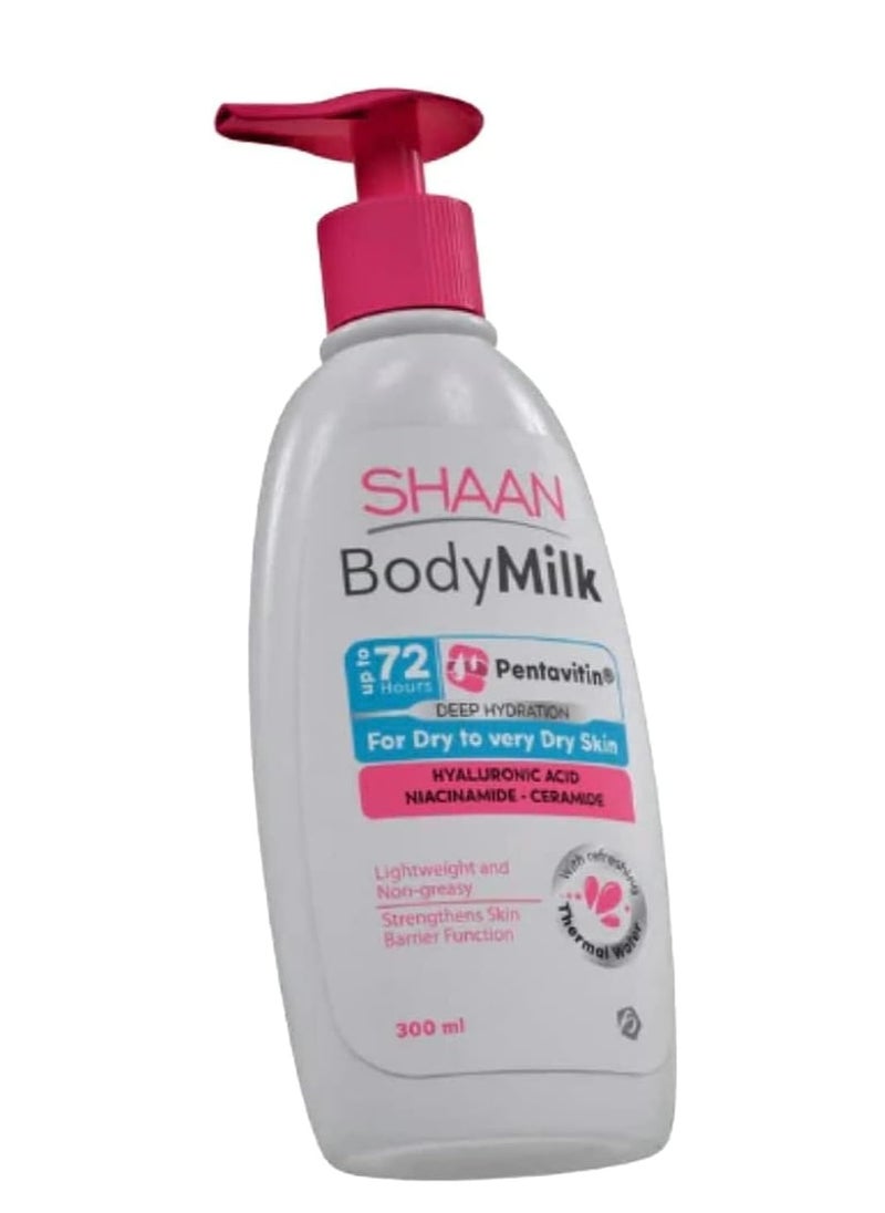 Shaan Body Milk For Dry to Very Dry Skin 300 ML  - Image 2