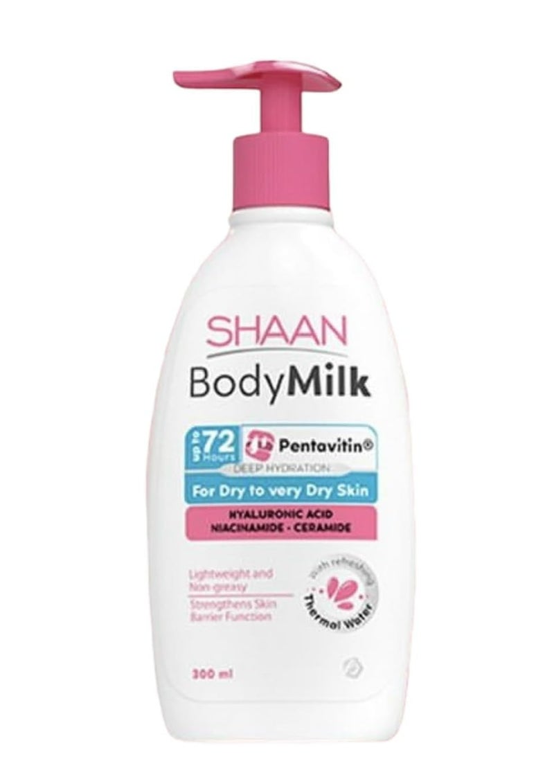Shaan Body Milk For Dry to Very Dry Skin 300 ML  - Image 1