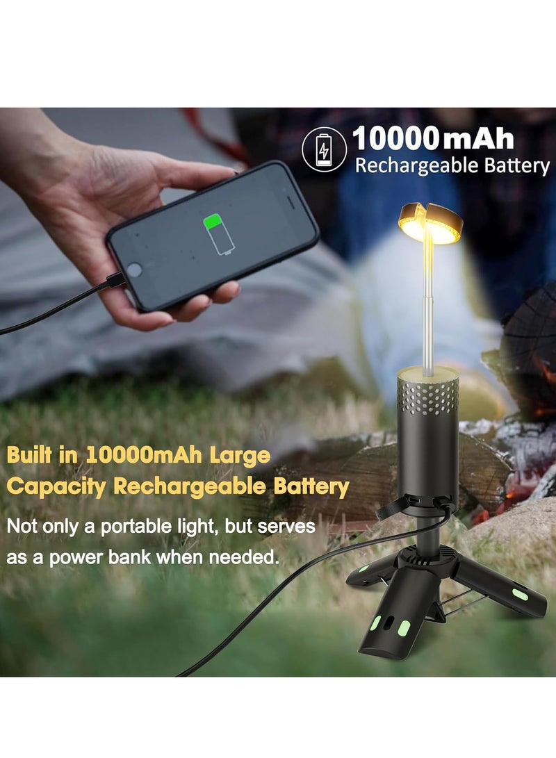Portable Camping Lantern 10000Mah Rechargeable Camping Light with Bright LED for Outdoor Emergency Outages Hiking - Image 5