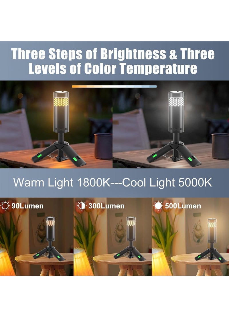 Portable Camping Lantern 10000Mah Rechargeable Camping Light with Bright LED for Outdoor Emergency Outages Hiking - Image 4