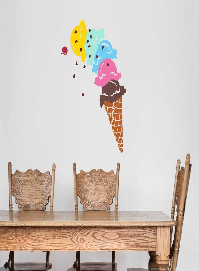 Wallstick ice Creams wallstickers (Vinyl 75 cm x 55 cm) - Image 2