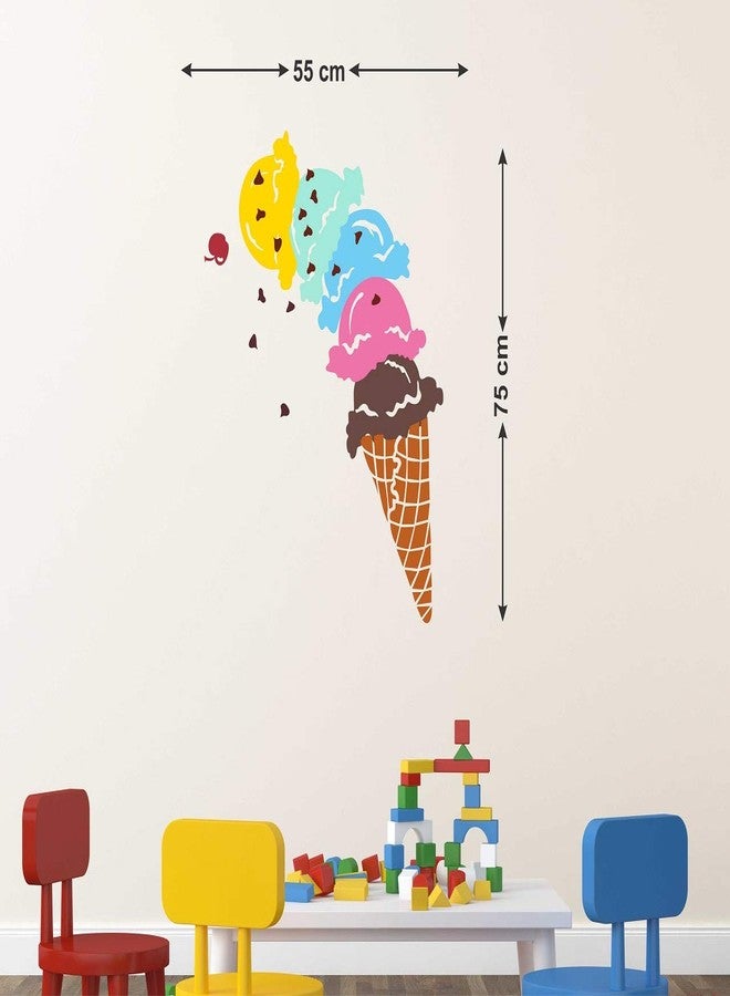 Wallstick ice Creams wallstickers (Vinyl 75 cm x 55 cm) - Image 4