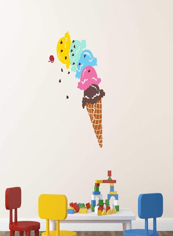 Wallstick ice Creams wallstickers (Vinyl 75 cm x 55 cm) - Image 3