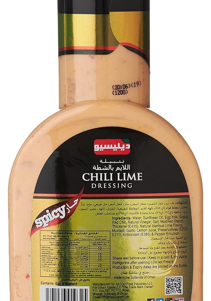 Delicio Chili Lime Dressing - Image 3
