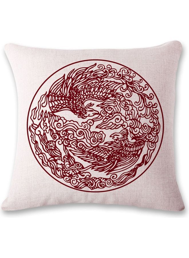 NIBEMINENT Cotton Decorative Cushion Cover Light Linen