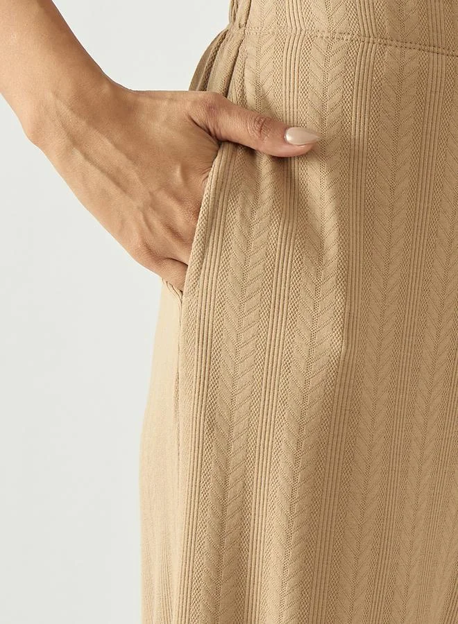 Femmella Women Relaxed Fit Top and Pants Lounge Set