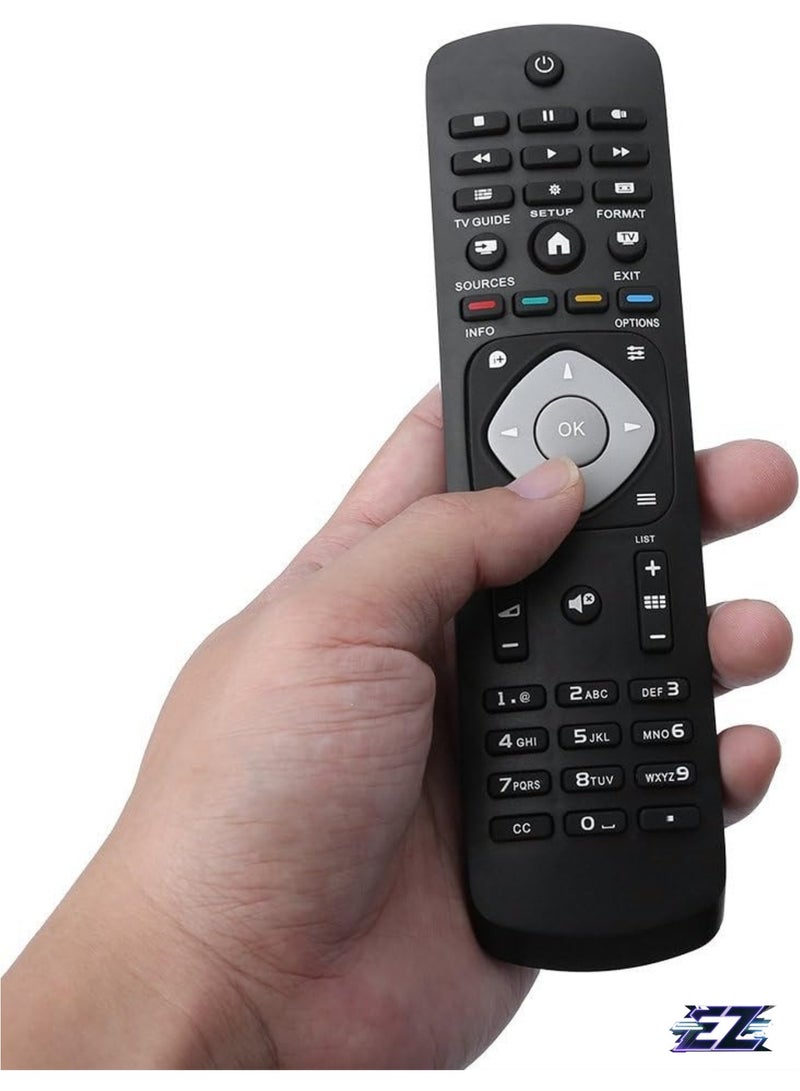 ELTRAZONE Replacement Remote Control for Philips TV 42PFK5199/12 42PFK6109/12 42PFK6309/12 42PFK6549/12 42PFK6559/12 42PFK6589/12 with battery - Image 2