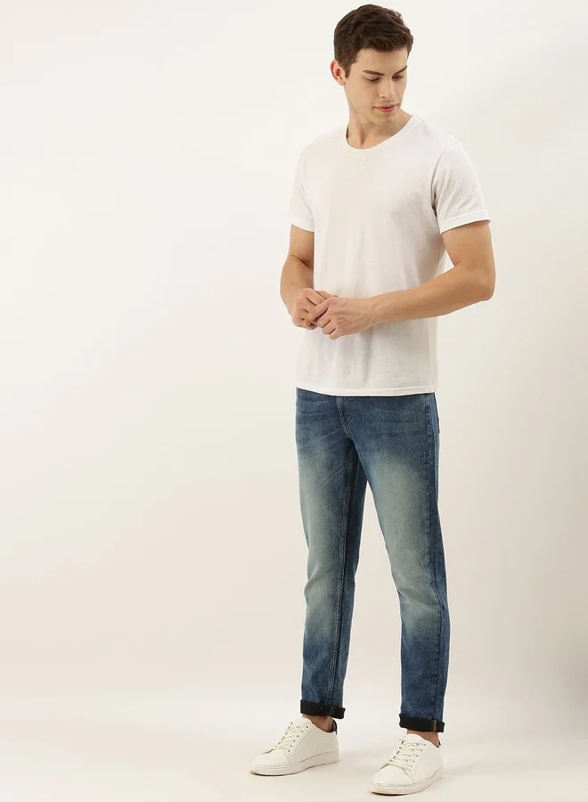 The Indian Garage Co  Men Slim Fit Solid Jeans for Men | Best Price UAE