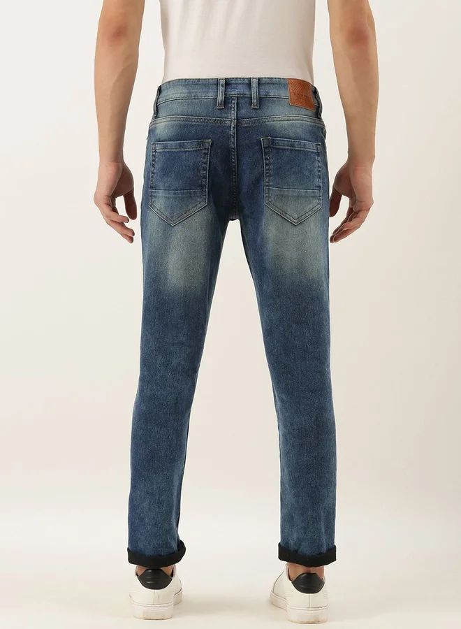 The Indian Garage Co  Men Slim Fit Solid Jeans for Men | Best Price UAE