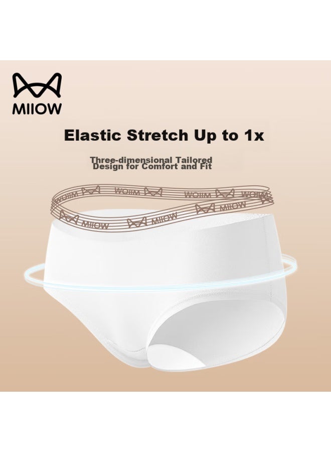 MIIOW Miiow Disposable Women's Underwear, Pure Cotton, Daily Use, Sterile, No-wash, For Business Trips, Travel, Postpartum, Menstruation, Individually Wrapped, Coffee Color, Size M - Image 3