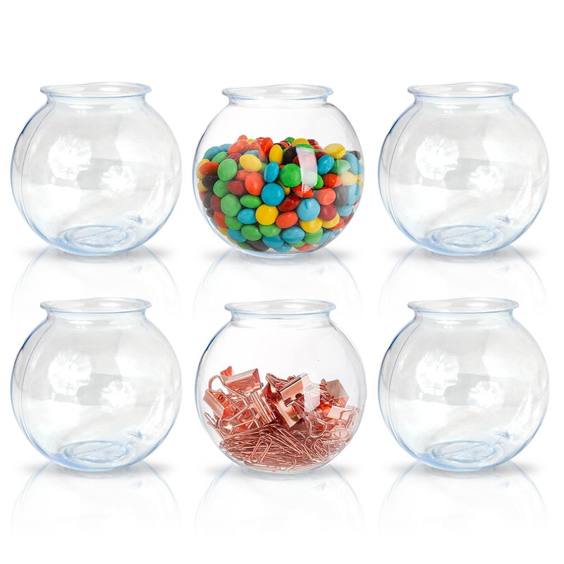 Sterline Plastic Ivy Bowls - 6 Pack of 16 Oz. Tub - Perfect for Home Decor, Centerpiece, Carnival Game Accessory, Ornament Holder, Party Supplies, Sweet Treats - Image 1