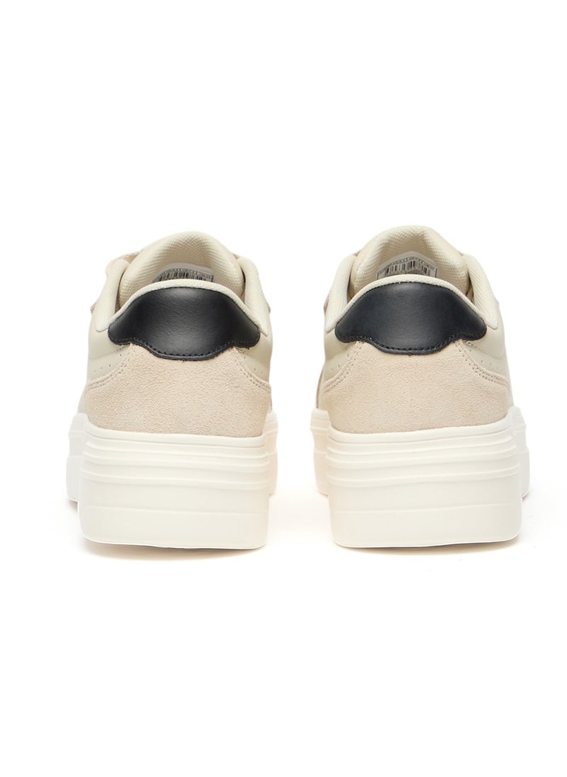 U.S. Polo Assn. - Women's Platform Sneakers - Low-Top Casual Lace-Up Design with Comfort Cushioned Sole for Everyday Wear - Image 1