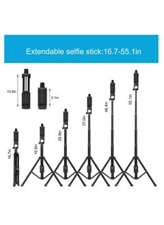 TYCOM Tycom Selfie Stick For Phone Size 4.5-6.2Inch, Extendable to 134cm Selfie Stick Tripod with Bluetooth Wireless Remote Phone Holder (134cm Short)  - Image 5