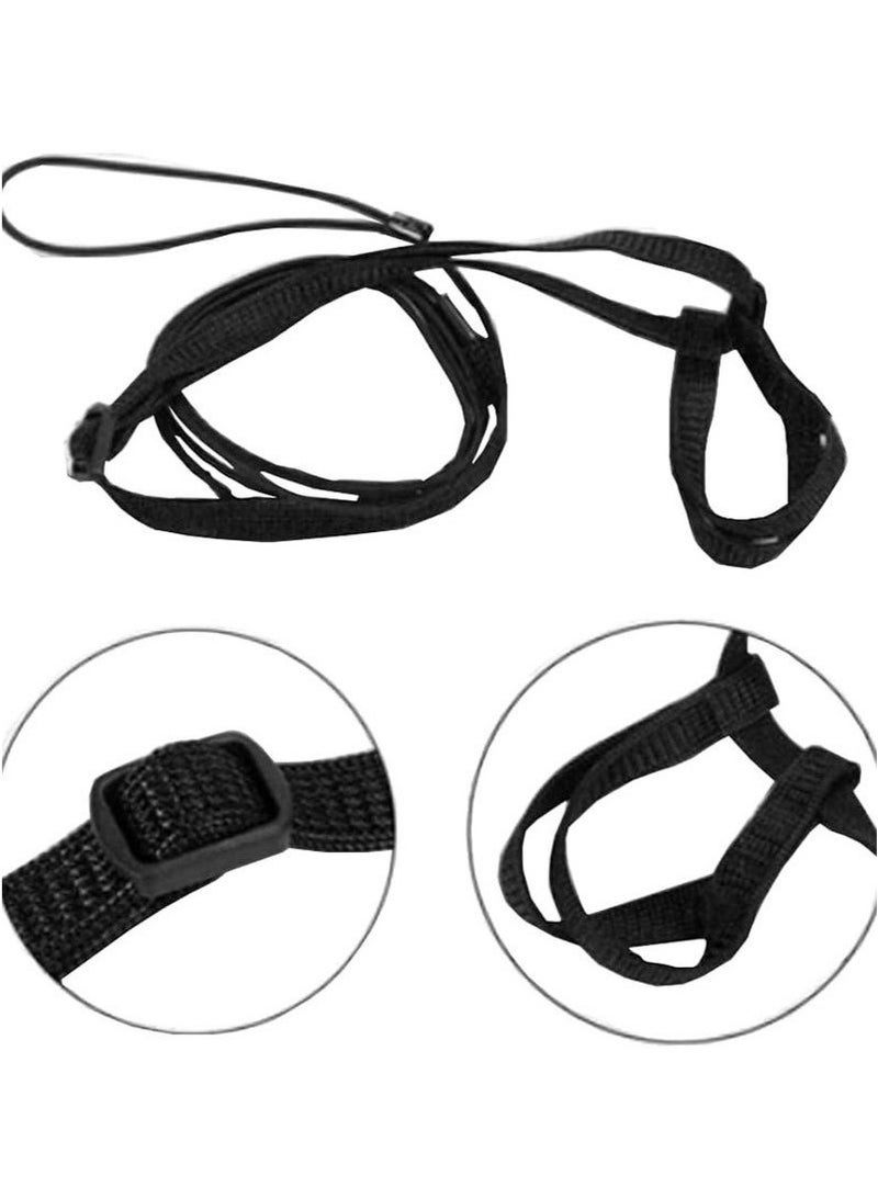 Strap for Parrots, Bird Bridle Chain, Adjustable Pet Parrot Bird Harness and Leash, Adjustable Outdoor Flying Traction Straps Band Adjustable Anti-Bite Training Rope（S） - Image 4