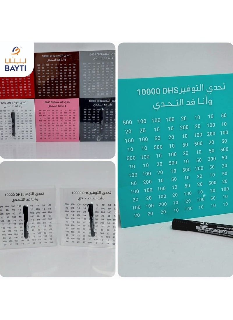 بيتى صندوق نقود فراولة، مزيج الألوان، صغير، بنك أموال أنيق للأطفال والكبار، الطريقة الذكية لتحقيق هدف التوفير  - Image 3