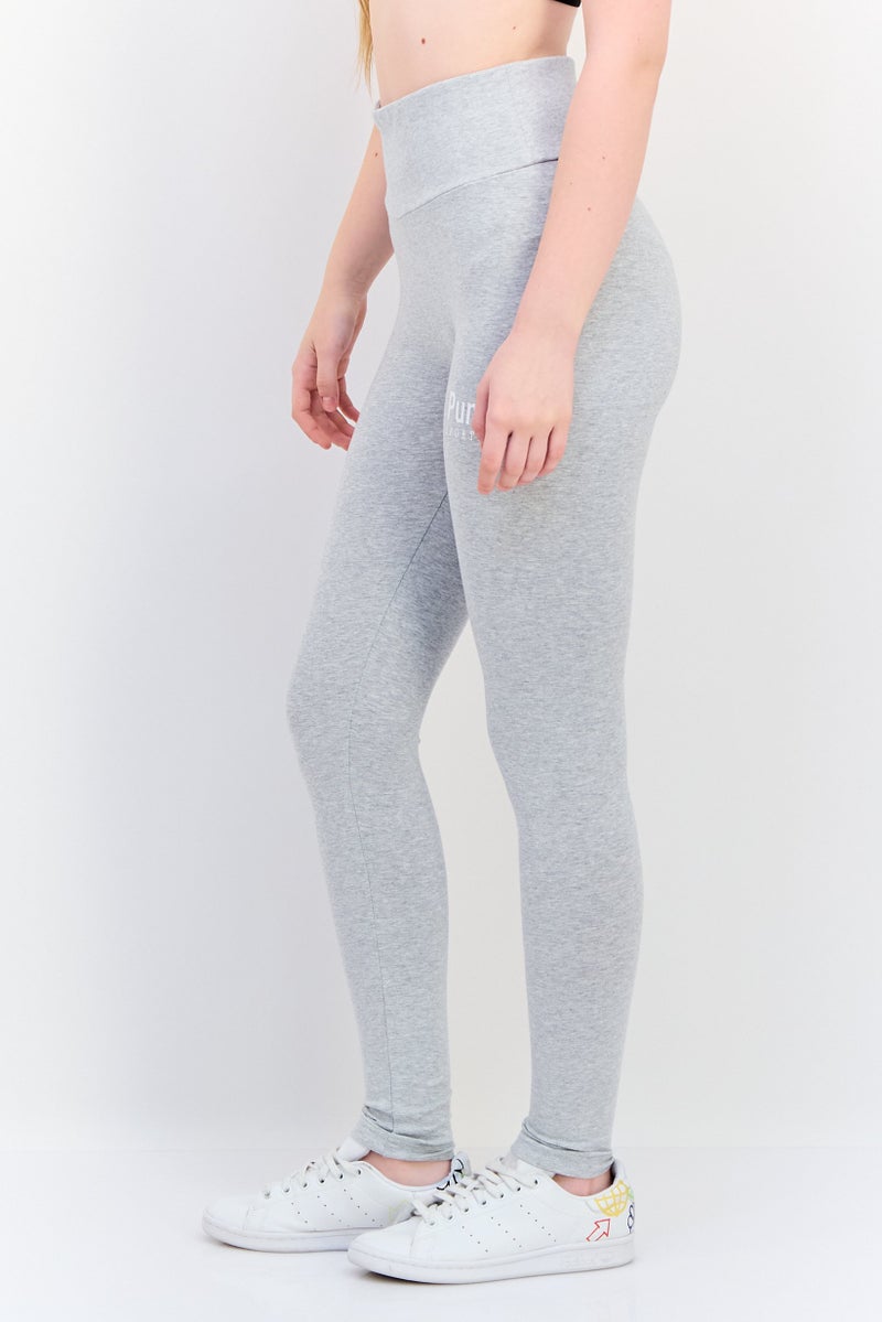 PUMA Women Sportswear Fit Pull On Training Leggings, Grey - Image 4
