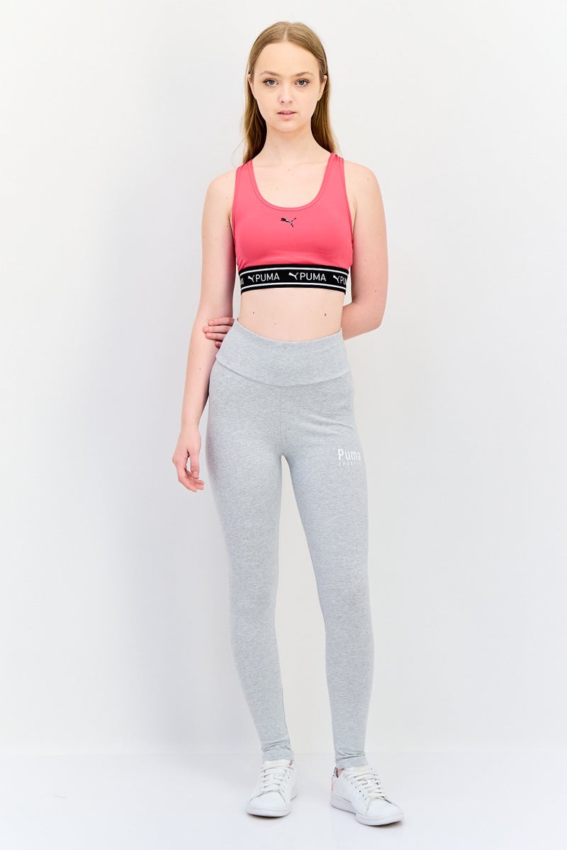 PUMA Women Sportswear Fit Pull On Training Leggings, Grey - Image 3