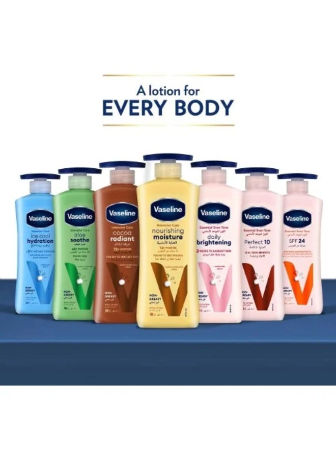 Vaseline Soothing Aloe Vera Body Lotion, for Dry Skin, 725 ml - Image 3