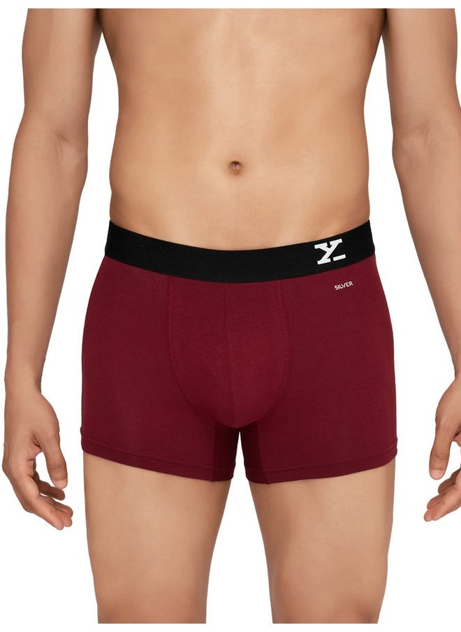 XYXX XYXX Men's Cotton Trunks (Pack of 2) (XYTRNK2PCKN408XXL_Dark Maroon + Black Iris_2XL)  - Image 5