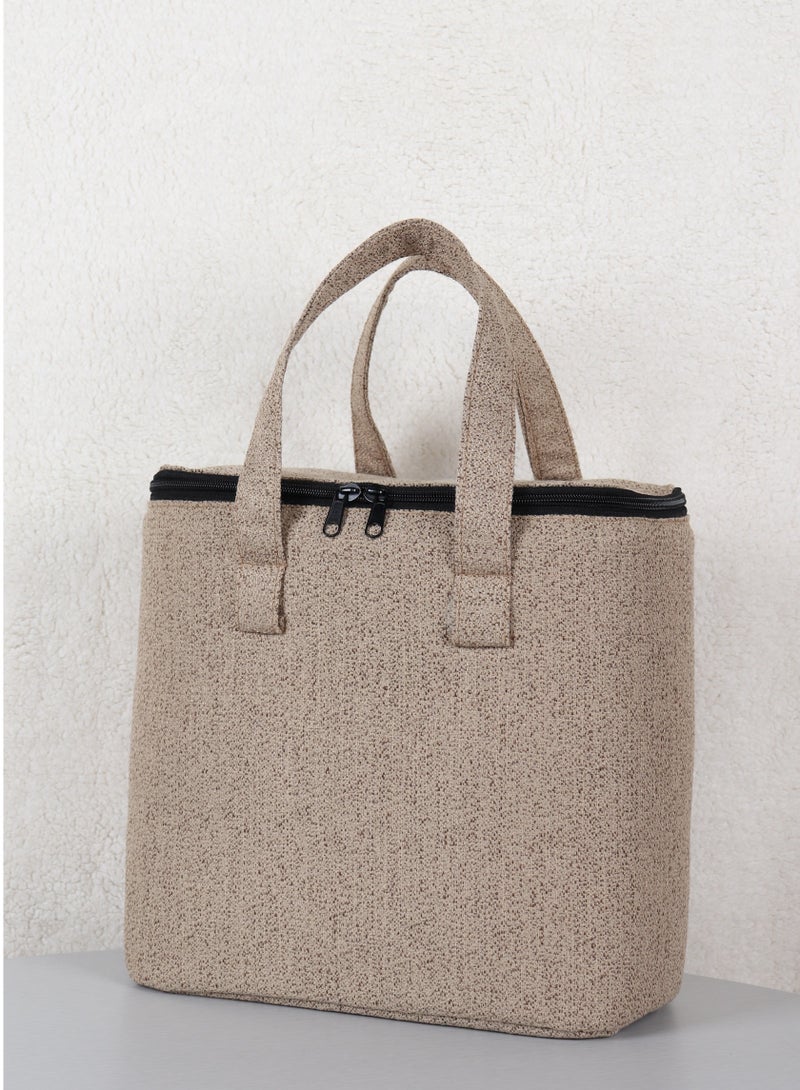 HOMEVEO Thermos Bag - Basket - Practical and durable design for storing tea and coffee thermoses, coffee pots, and organizing items.  - Image 1