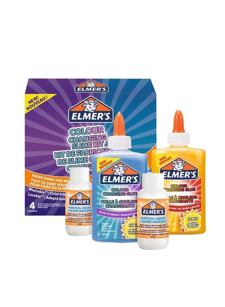 إلميرز مجموعة سلايم متغيرة الألوان مكونة من 4 قطع متعدد الألوان - Image 2