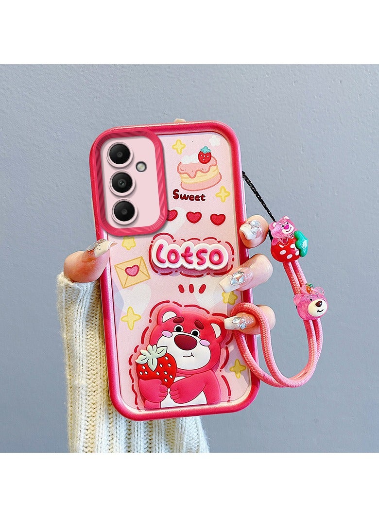 عام حافظة لوتسو متوافقة مع مصد سيليكون مرن من سامسونج ايه 36 مع غطاء واقي مقوى لامتصاص الصدمات