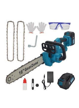21V-4.0Ah-16inch Cordless Portable Electric Chainsaw, Dual Lithium Battery Driven Lithium Electric Chainsaw-Blue - pzsku/Z6D60304729E79A911FD0Z/45/_/1738918410/5b6de9b5-54b4-4cfd-b90d-6200439f0ab1