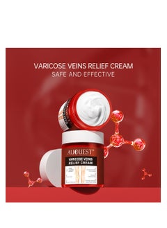 AuQuest Varicose Veins Relief Cream - Horse Chestnut Extract Added - Promote Smooth Skin, Pain Relief - Relief Leg & Hand Pain - Eliminates Phlebitis Angiitis Inflammation 80g  - Image 5