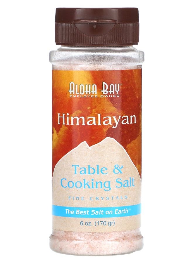 Aloha Bay - Himalayan Table & Cooking Salt Fine Crystals 6 oz (170 g) - Image 1