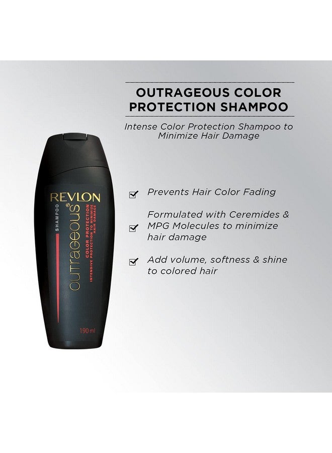 Revlon Outrageous Color Protection Hair Shampoo - 190 Ml, 190 Ml - Image 3